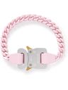 1017 ALYX 9SM - Acrylic and Silver-Tone Bracelet - Pink