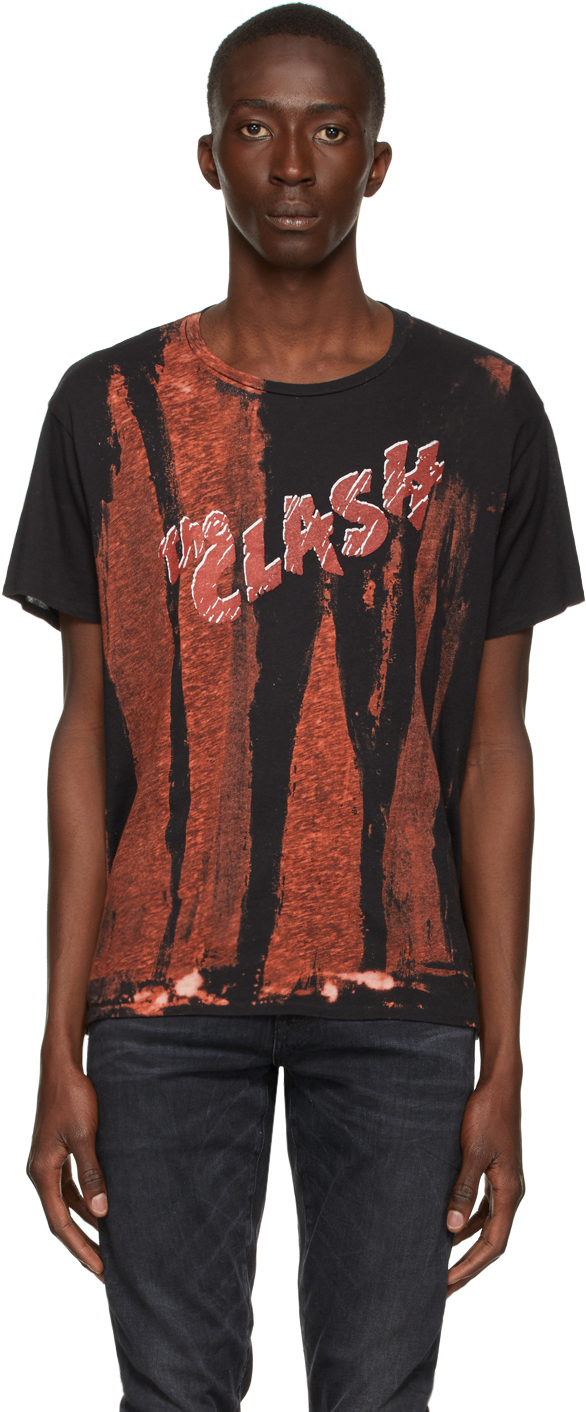 R13 Black & Red 'The Clash' Boy T-Shirt R13