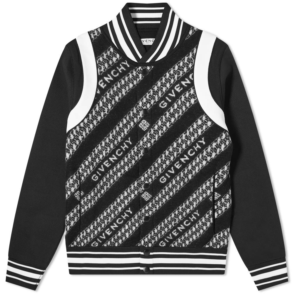 Givenchy Chain Jacquard Bomber Jacket Givenchy
