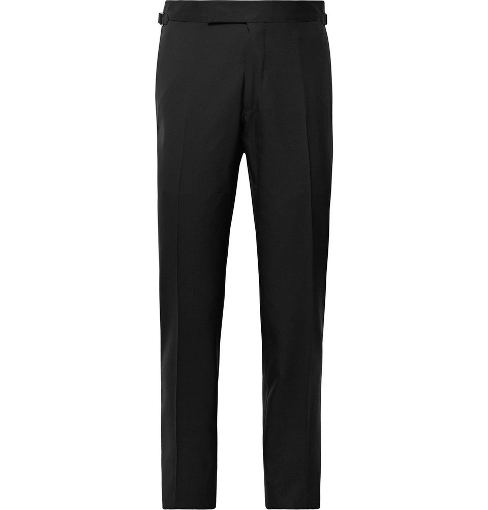 TOM FORD - Black Shelton Slim-Fit Wool Suit Trousers - Black TOM FORD