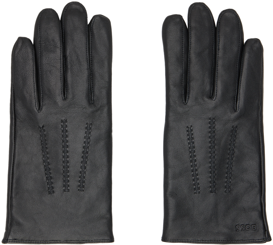 BOSS Black Logo Gloves BOSS