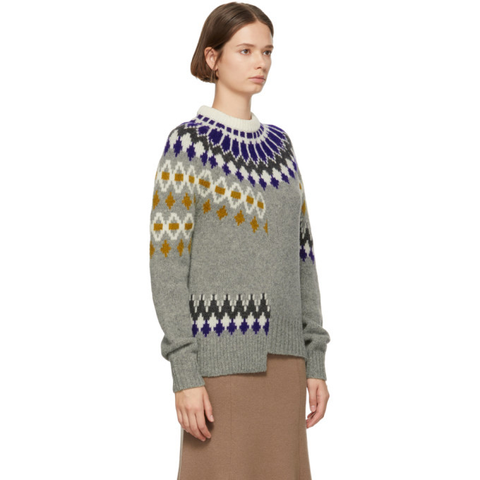 joseph patchwork sweater