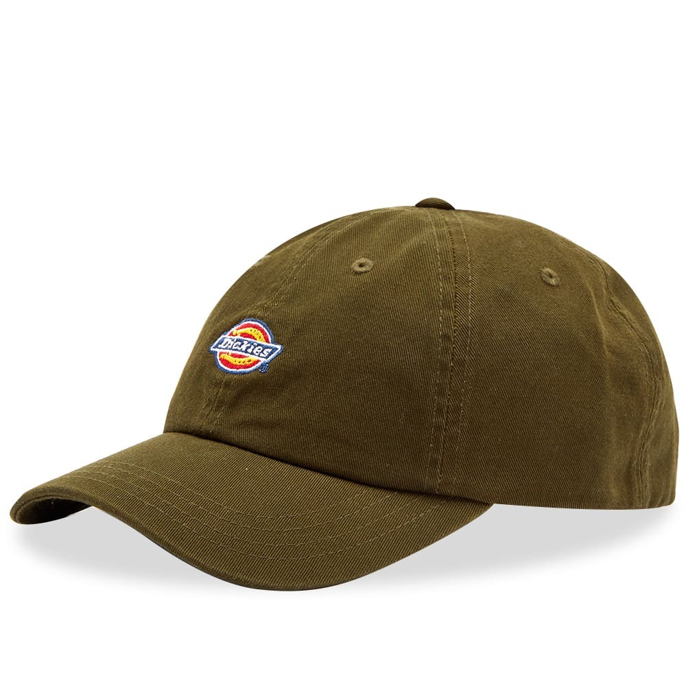 Dickies Women's Logo 6 Panel Cap in Military Green Dickies Construct