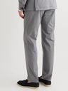 Oliver Spencer - Fishtail Straight-Leg Cotton-Blend Suit Trousers - Gray