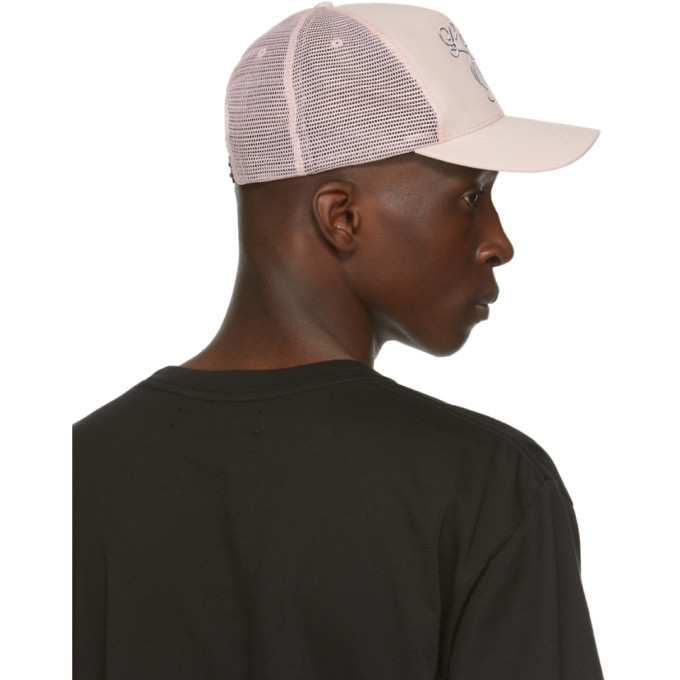 Amiri Pink Loving You Trucker Cap Amiri