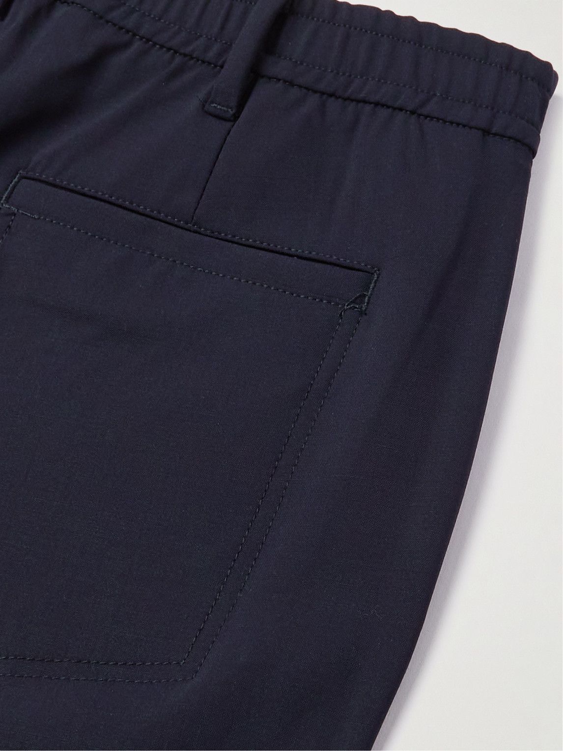 Altea - Downtown Straight-Leg Wool-Blend Trousers - Blue Altea