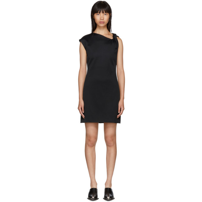 Helmut Lang Black Twist Tank Dress Helmut Lang