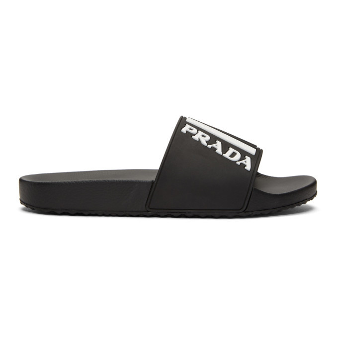 prada white slides