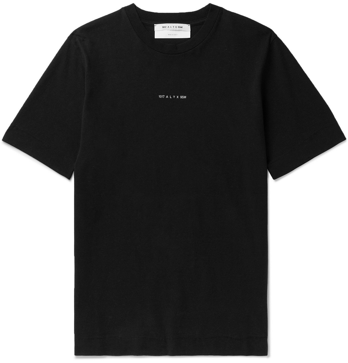 1017 ALYX 9SM - Logo-Print Cotton-Jersey T-Shirt - Black 1017 ALYX 9SM