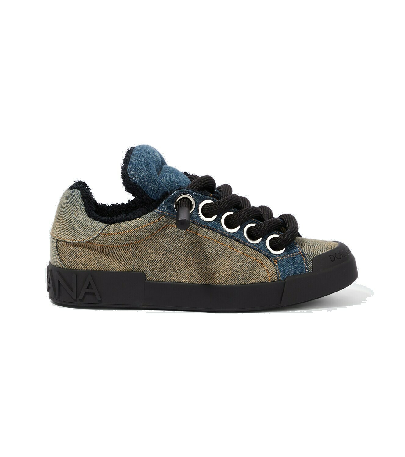 Dolce&Gabbana - Portofino denim sneakers Dolce & Gabbana