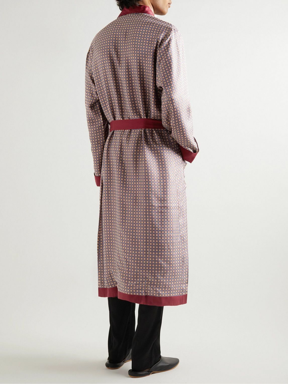 sulka silk robe