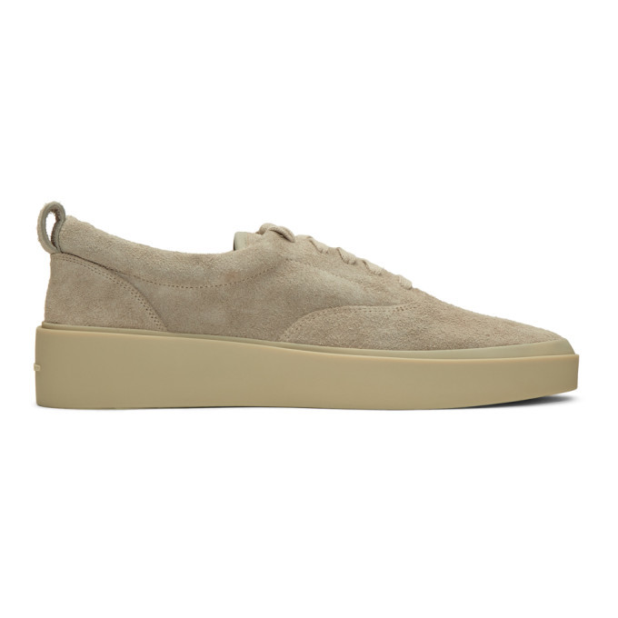 Fear of God Grey Suede Lace-Up Sneakers Fear Of God