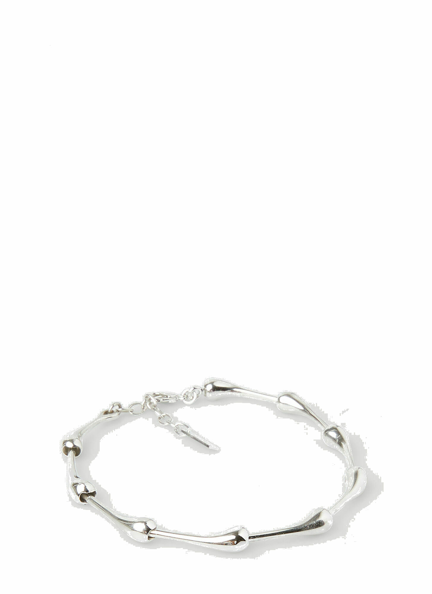 Photo: Large Drop Bracelet in Silver
