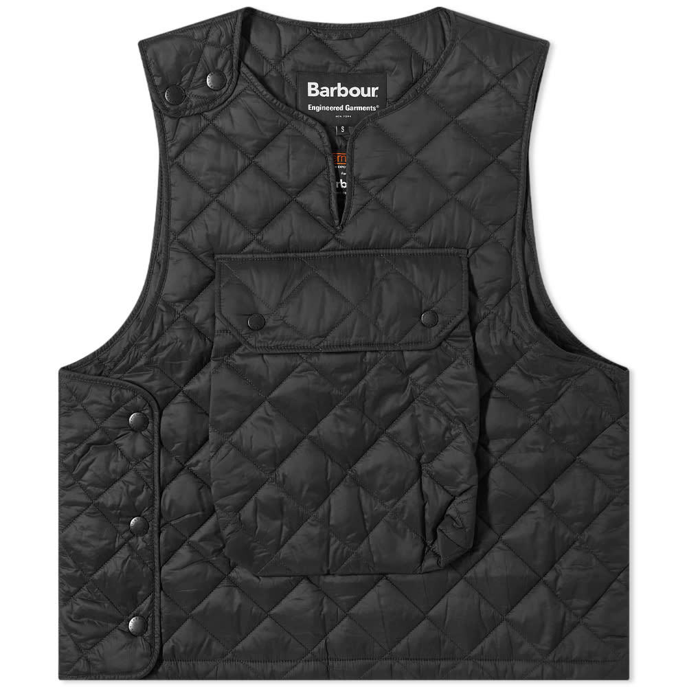 Photo: Barbour x Engineered Garments Pop Quilted Vest