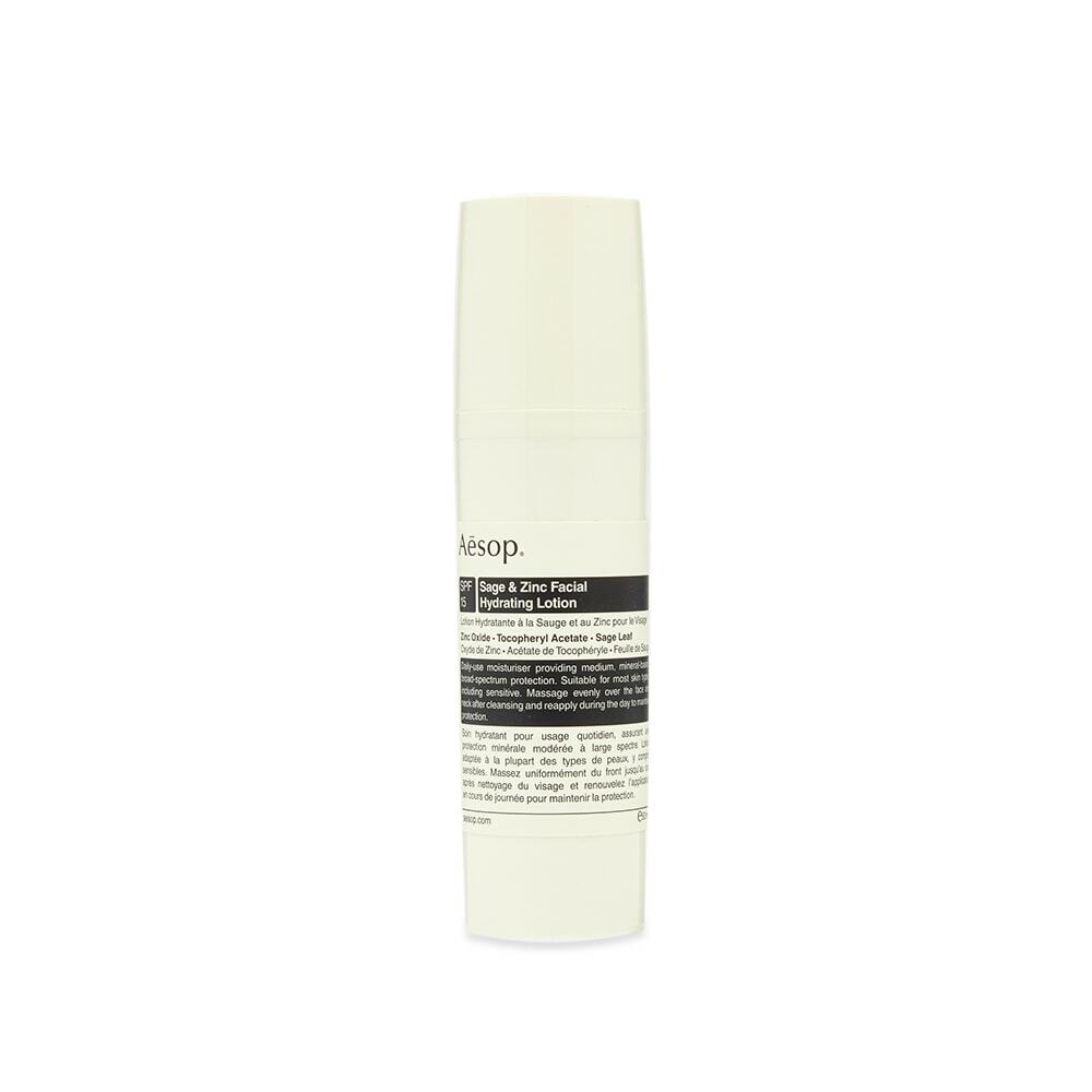 Aesop Sage & Zinc Facial Hydrating Lotion SPF15 in 50Ml Aesop