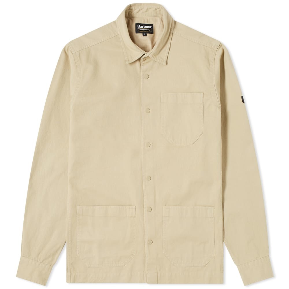 barbour international worker overshirt