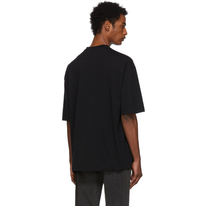 Balenciaga Black and Yellow BB T-Shirt 