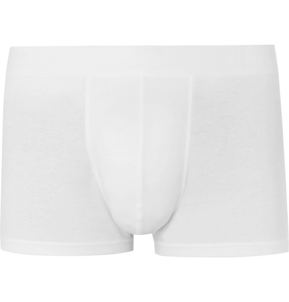 Sunspel - Sea Island Cotton Boxer Briefs - White Sunspel