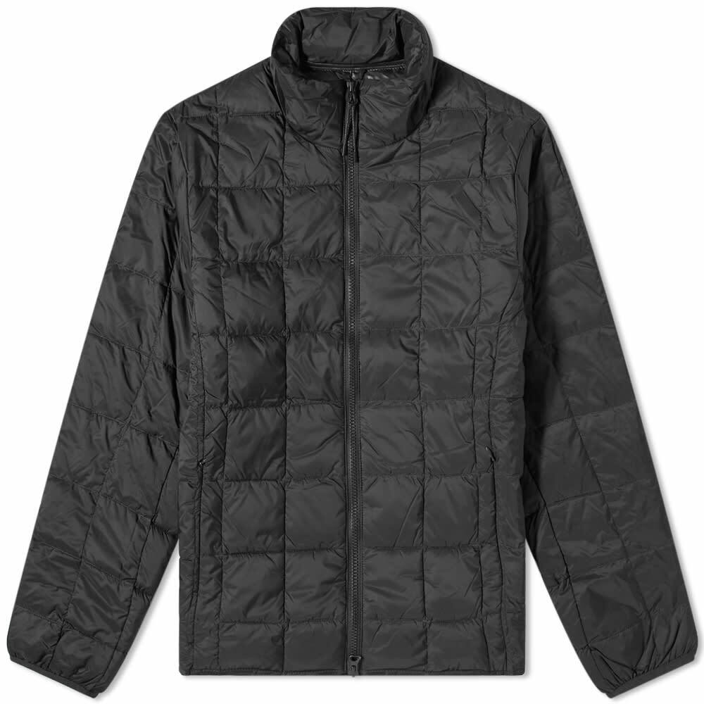 Taion Men's High Neck Zip Down Jacket in Black Taion Extra