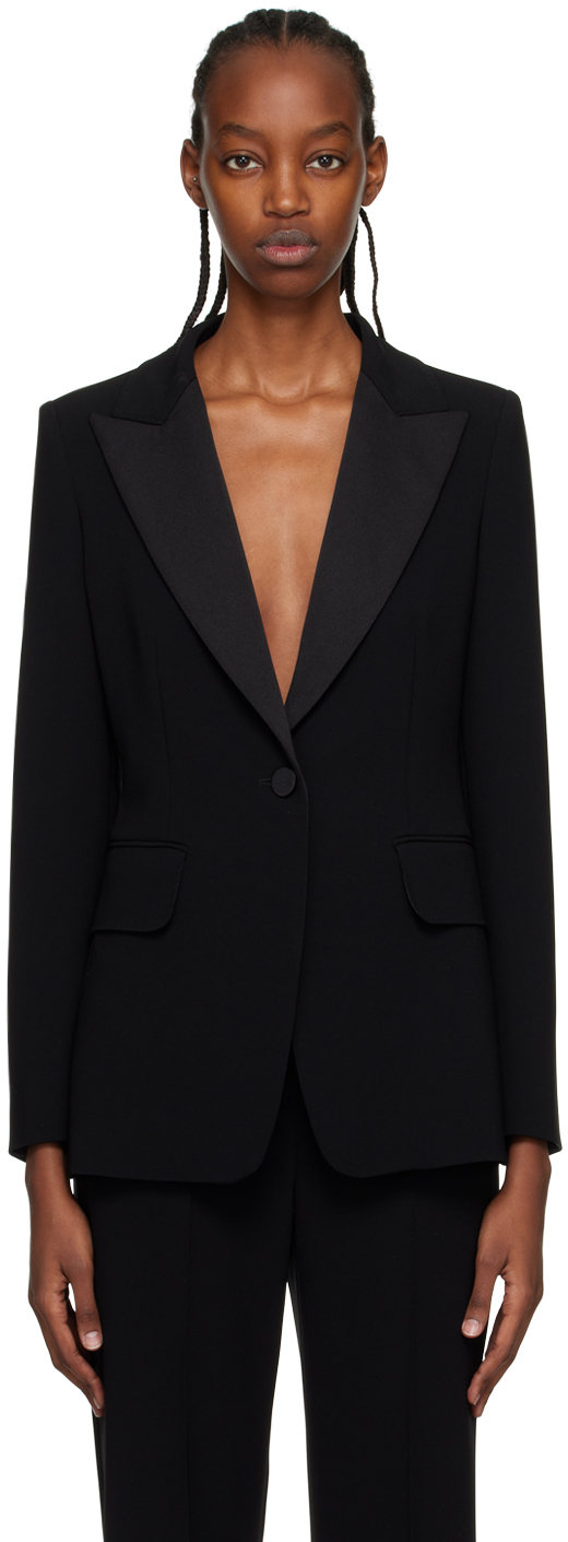 Max Mara Black Esedra Blazer Max Mara