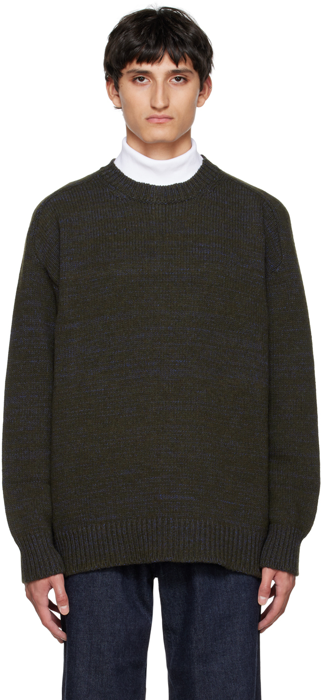 Nanamica Khaki Marled Sweater Nanamica