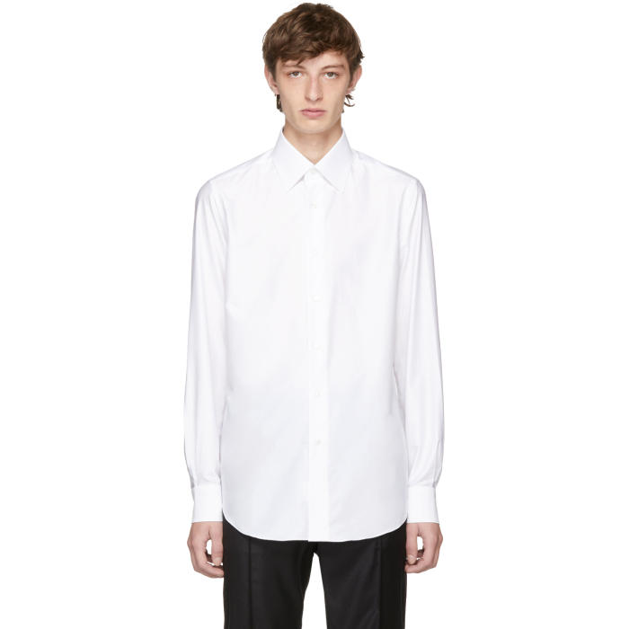 Brioni White Slim-Fit Dress Shirt Brioni