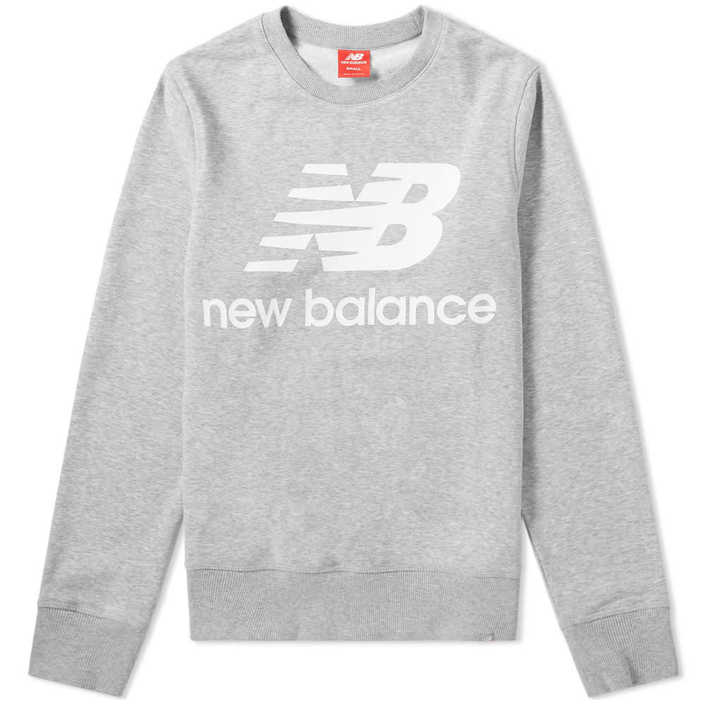 New Balance Essentials Stacked Sweat Grey