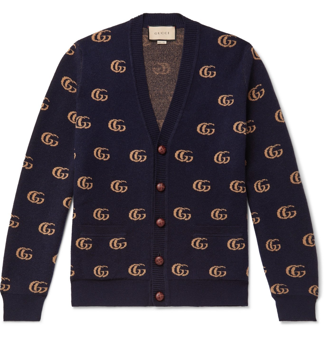 gucci blue cardigan