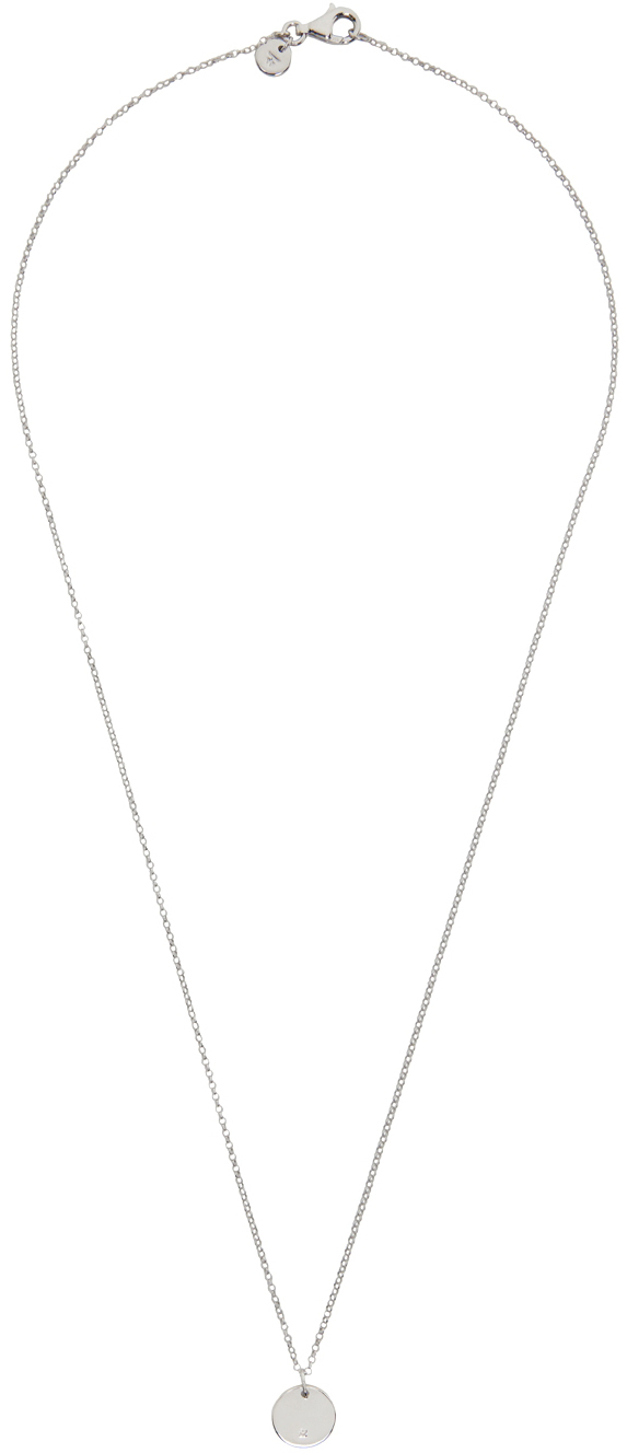 Photo: Tom Wood SSENSE Exclusive Silver Birthstone Circle Necklace