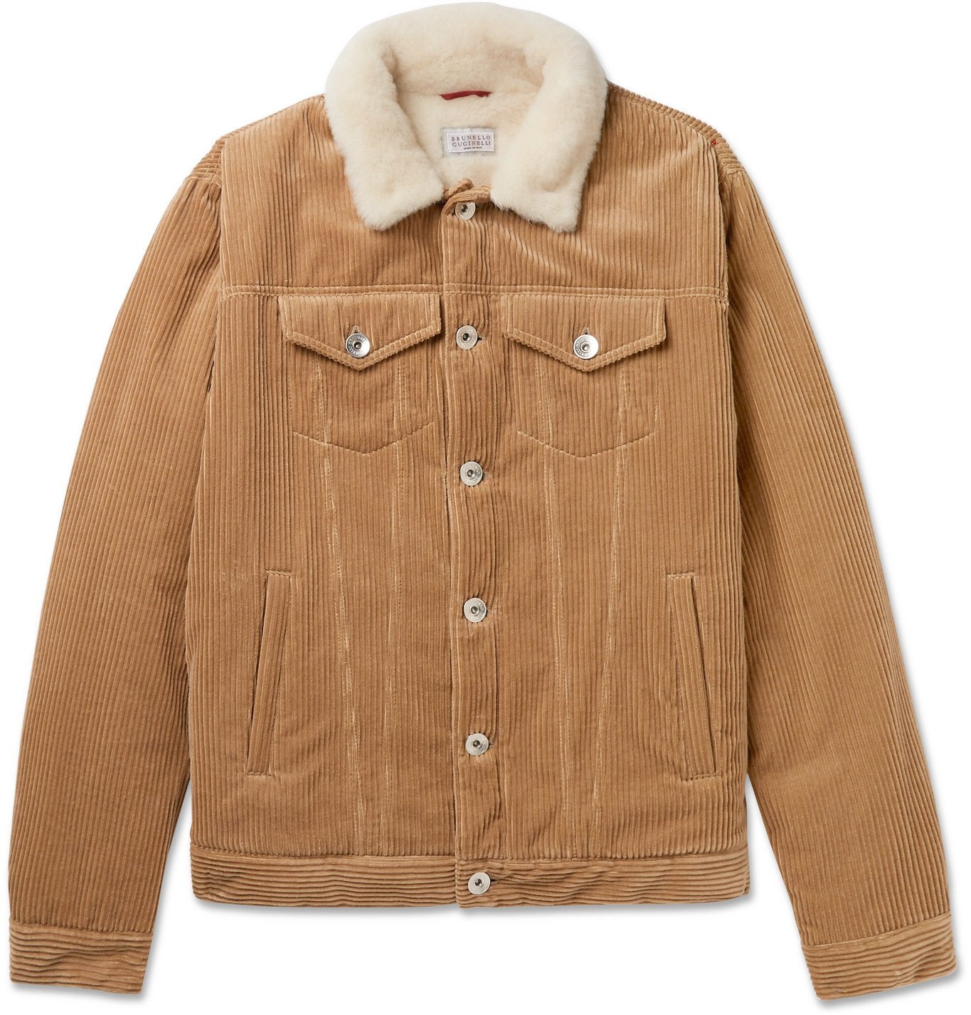 cashmere trucker jacket