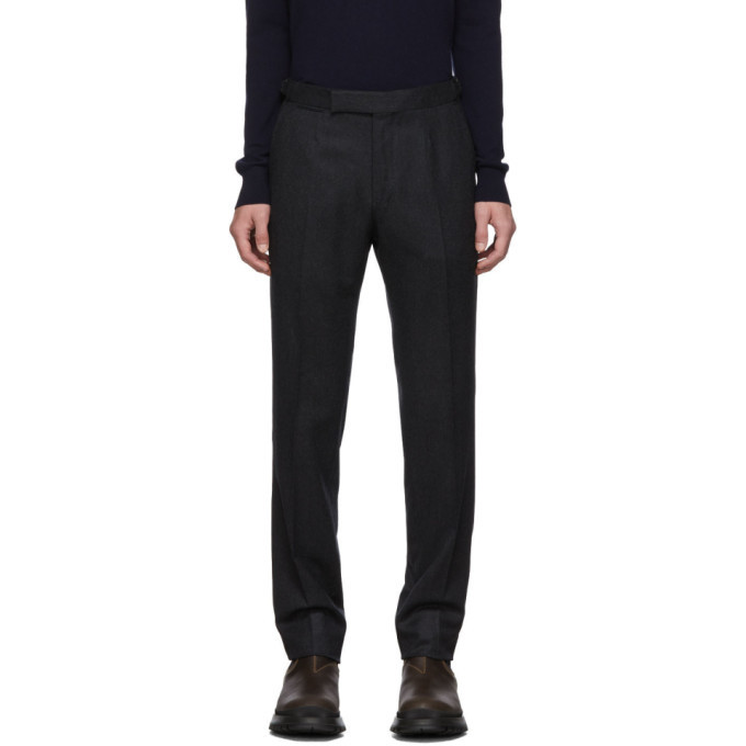 Ermenegildo Zegna Grey Wool Trousers Ermenegildo Zegna