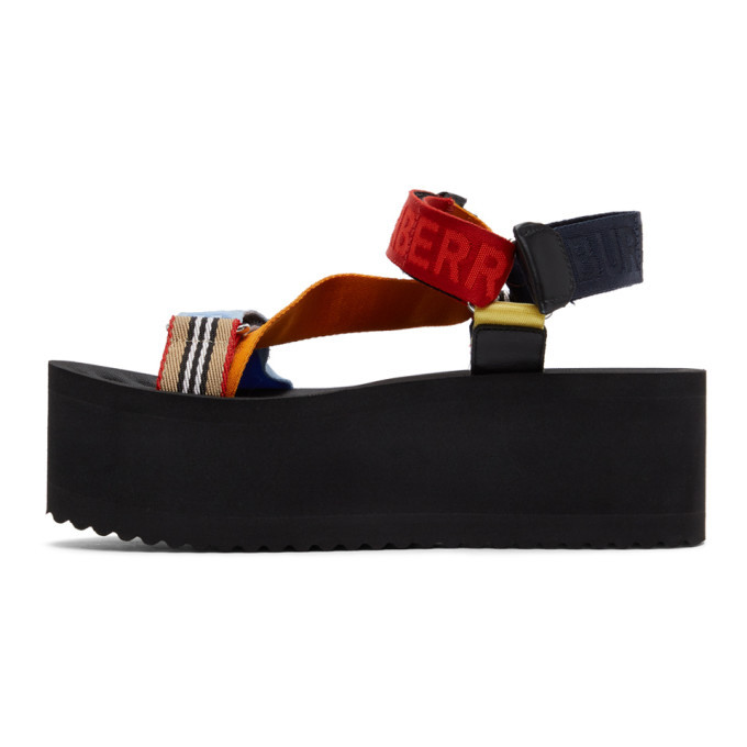 Burberry Multicolor Flat Sandals Burberry