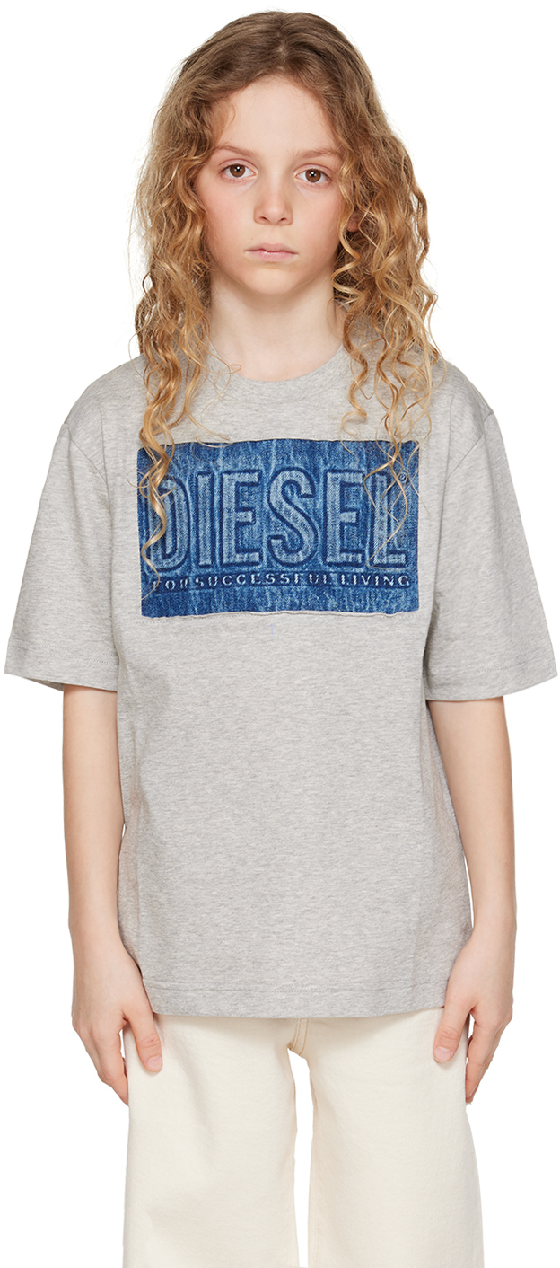 Diesel Kids Gray Twanny Over T-Shirt Diesel