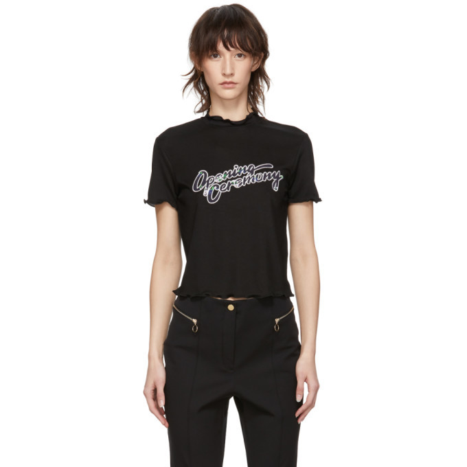 Opening Ceremony Black Fem Fit Lettuce 