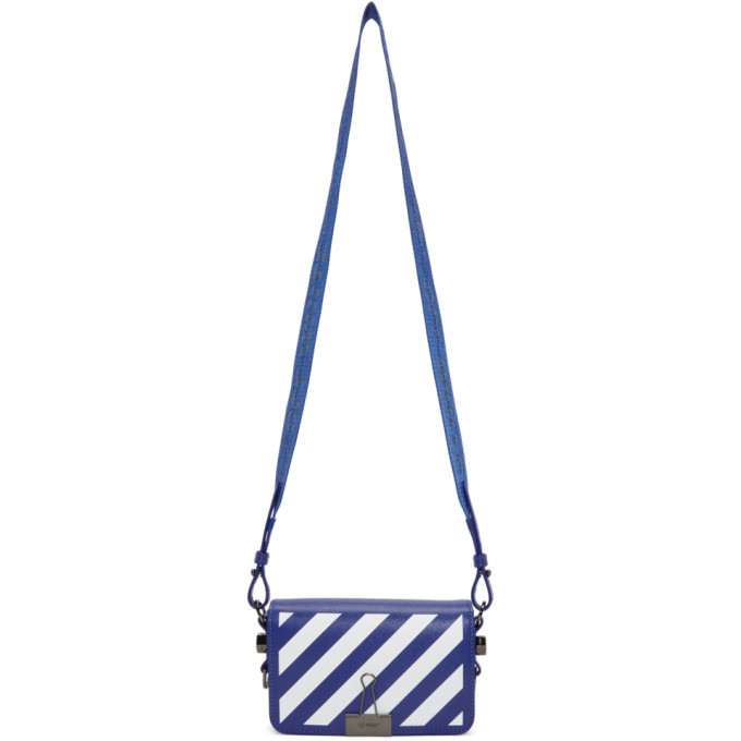 off white blue bag