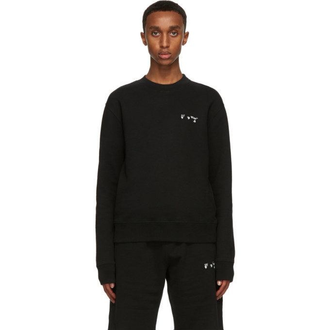 black slim fit sweatshirt