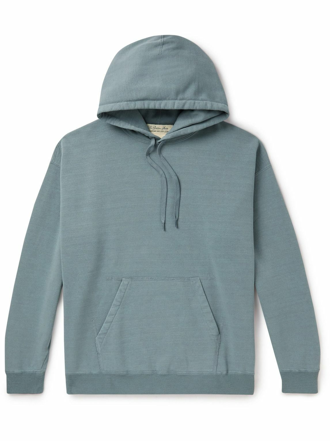 Remi Relief - D. Sax Cotton-Blend Jersey Hoodie - Blue Remi Relief