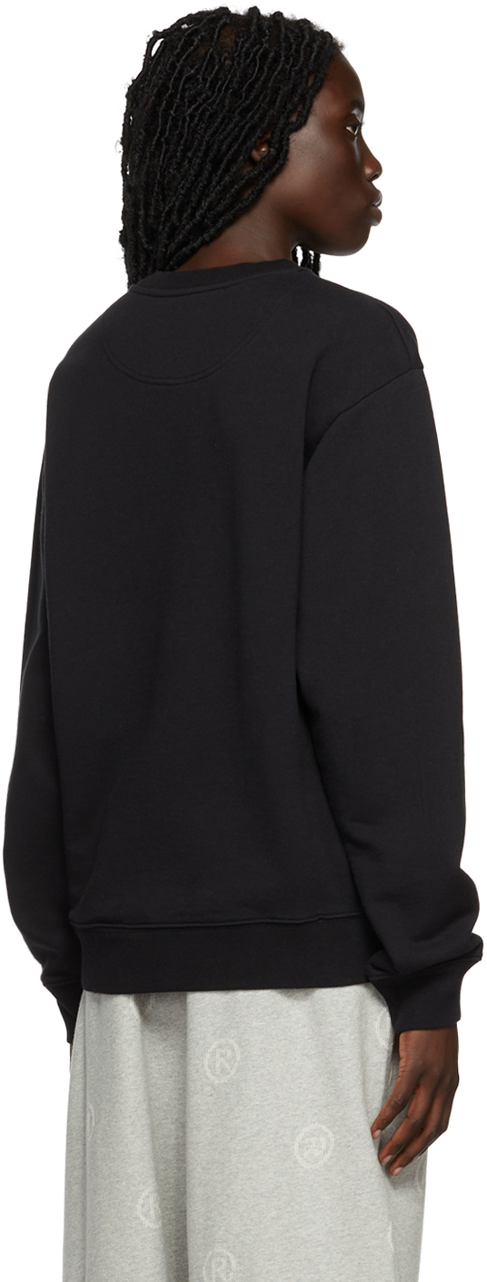 Martine Rose Black Cotton Sweatshirt Martine Rose