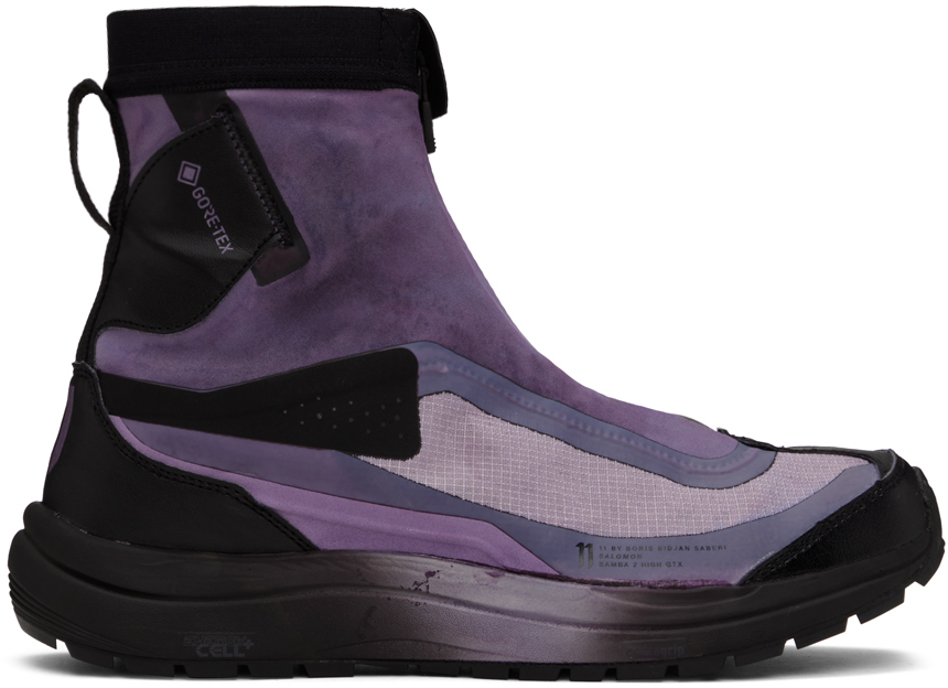11 by Boris Bidjan Saberi Purple Bamba 2 GTX Sneakers 11 by Boris ...