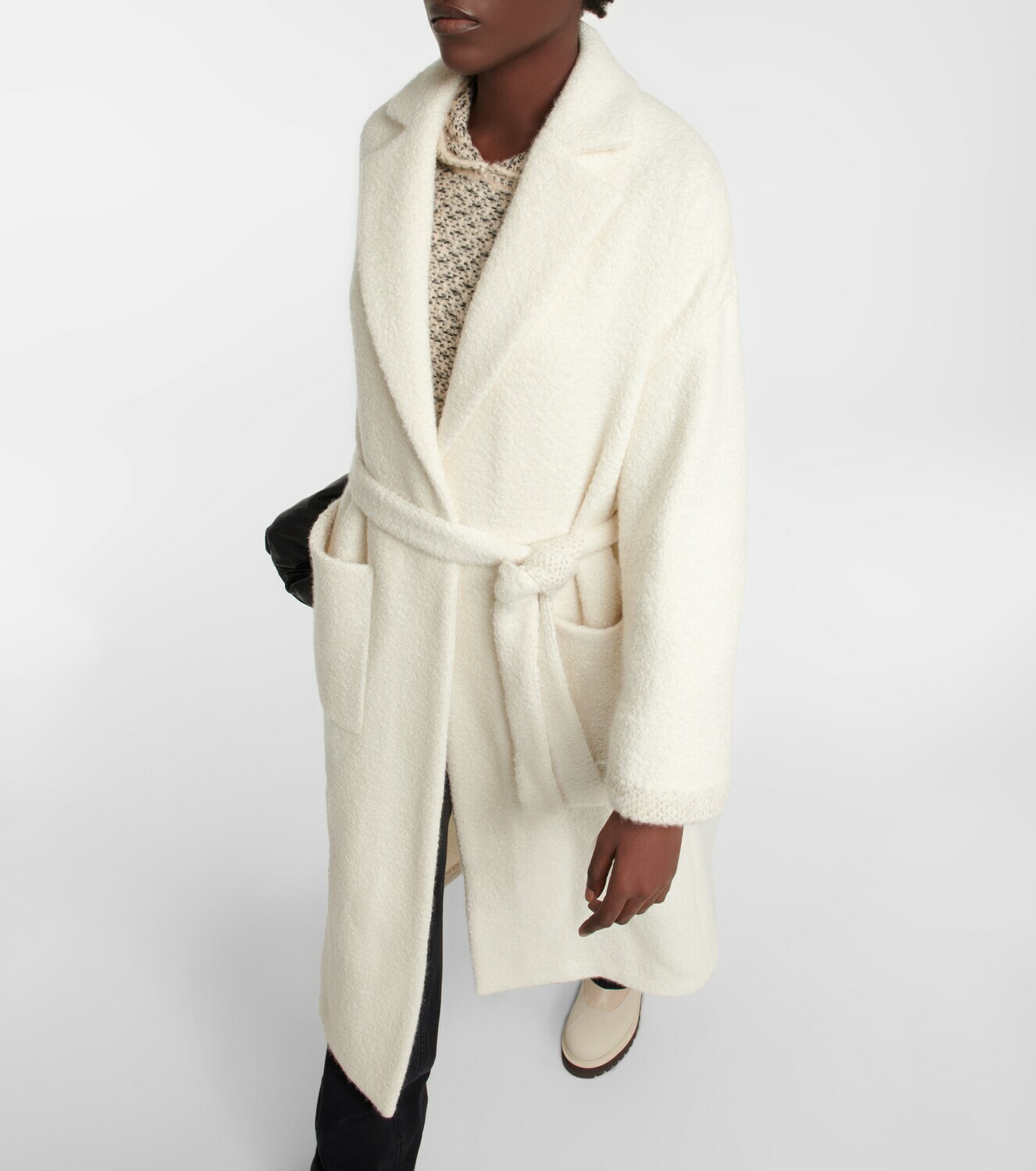 Loro Piana - Langston cashmere and silk wrap coat Loro Piana