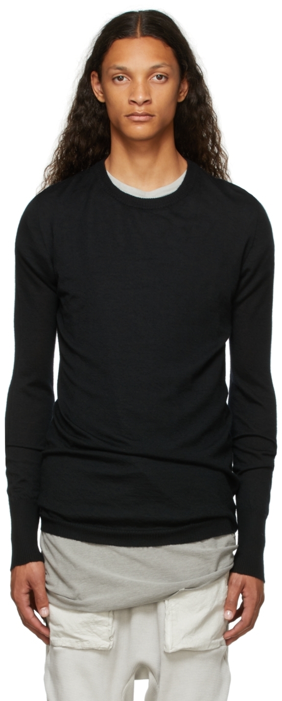 Boris Bidjan Saberi Black Cashmere KN1.1 Sweater Boris Bidjan Saberi