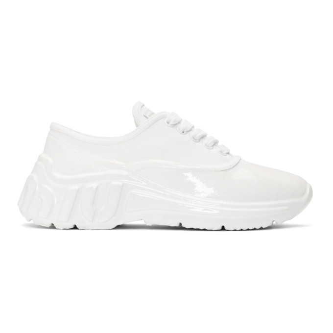 miu miu gabardine sneakers