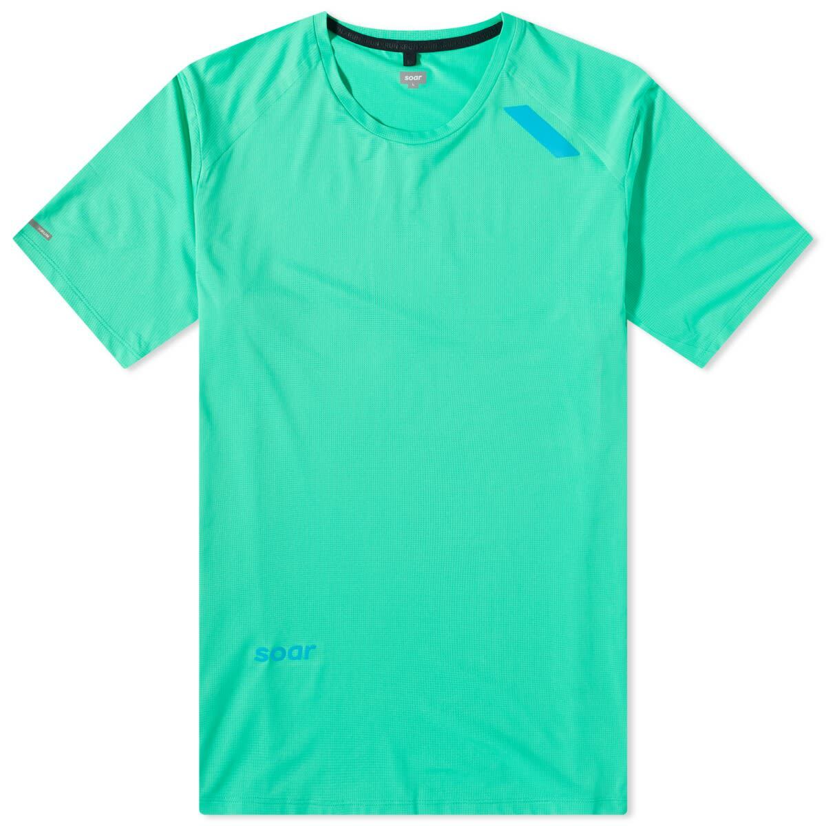 SOAR Men's Tech TShirt in Mint Green Soar Running