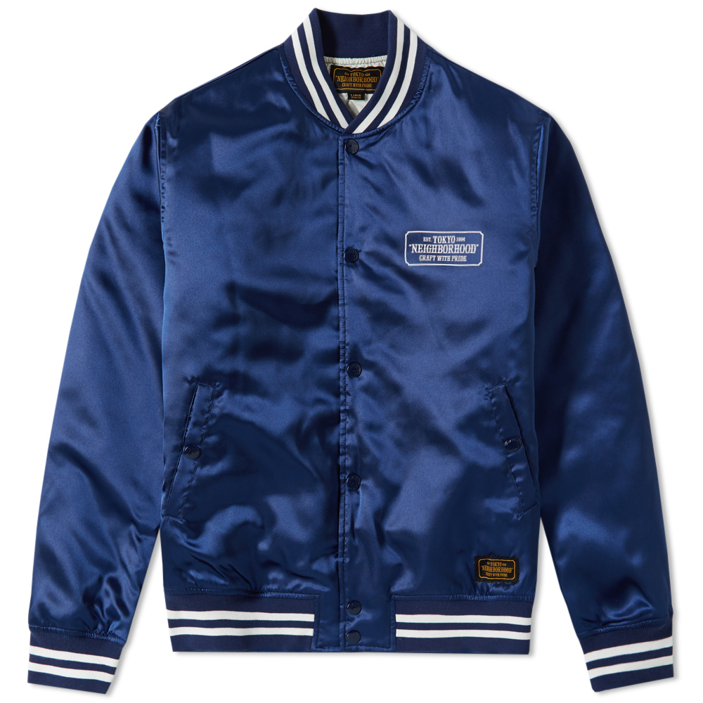 17000円特価販売品 日本限定 Neighborhood BASEBALL JACKET NAVY L