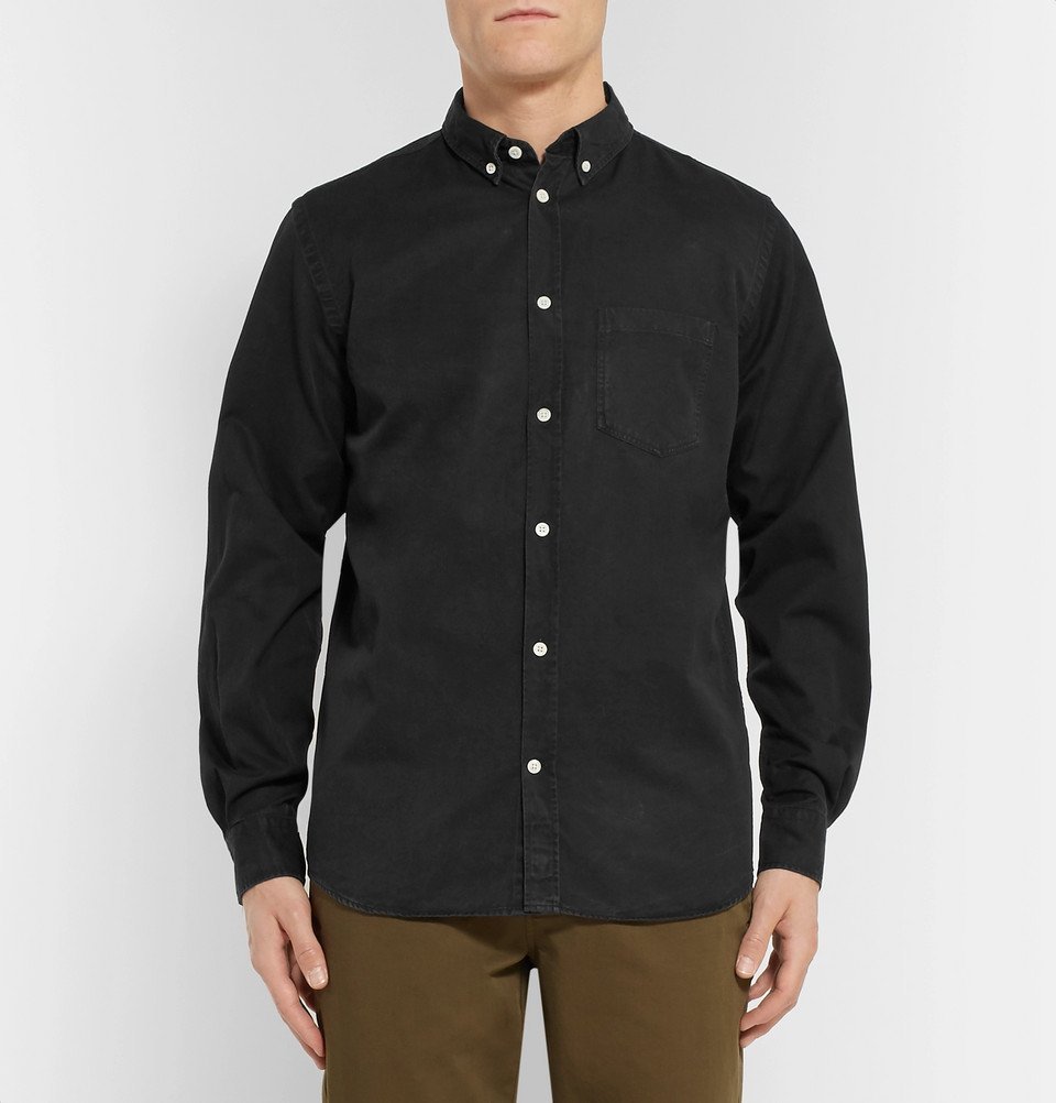 Norse Projects - Anton Button-Down Collar Denim Shirt - Men - Black ...