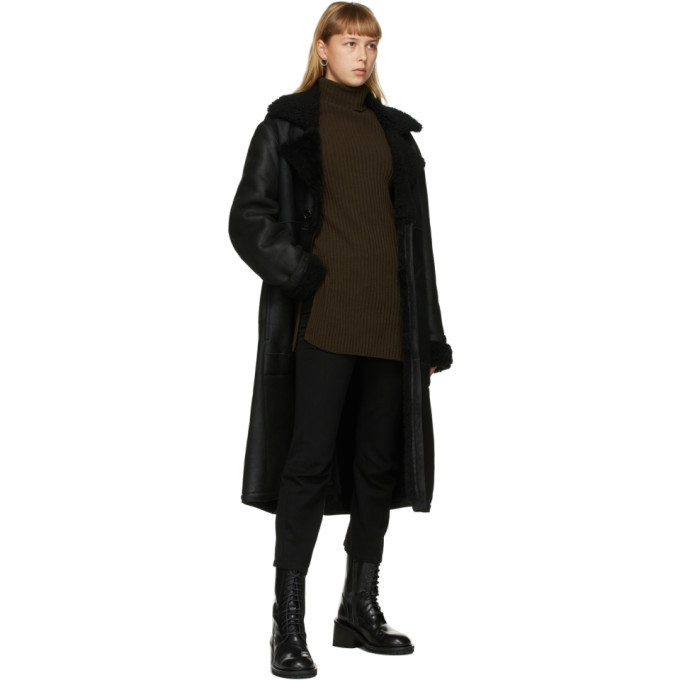 ann demeulemeester shearling