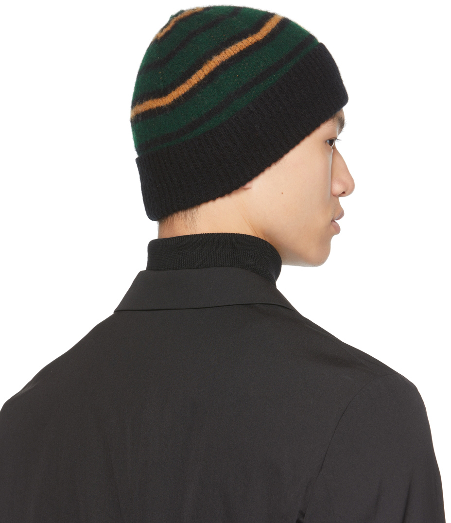 Paul Smith Green Fluffy Beanie Paul Smith