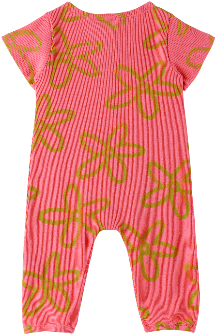 Jellymallow Baby Pink Flower Jumpsuit Jellymallow