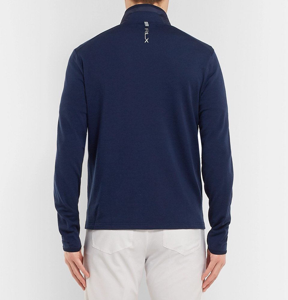 RLX Ralph Lauren - Slim-Fit Quilted Shell and Stretch-Wool Golf Jacket - Men - Navy RLX Ralph Lauren