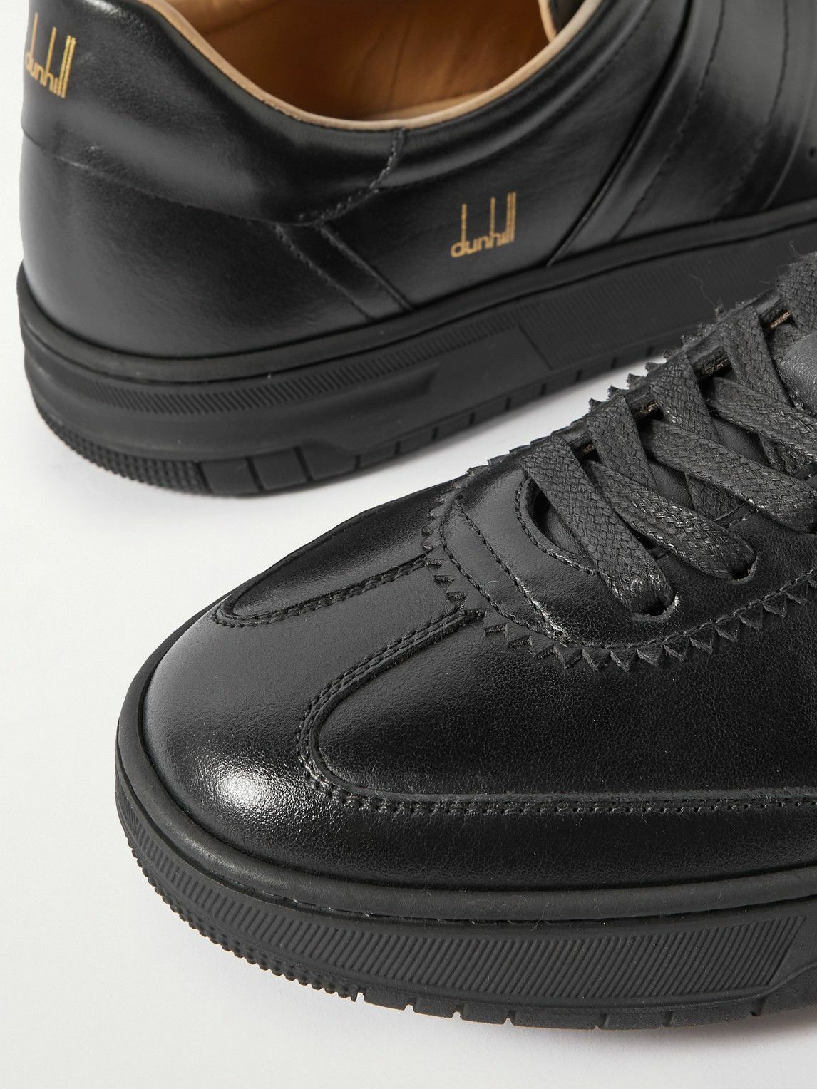 Dunhill Court Legacy Leather Sneakers Black Dunhill